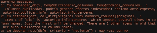Resultado de un proceso de homologación exitoso.